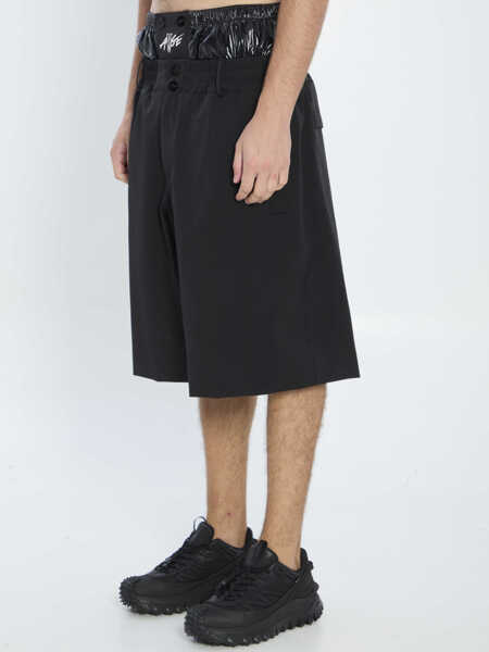 Pantaloni scurti Moncler X Asap Rocky Awge Bermda Shorts BLACK Barbati (BM 19173350) 2