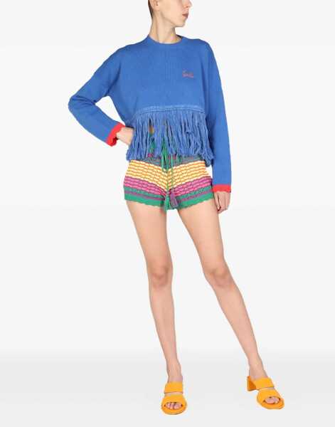 Pulovere GALLO 1927 Logo Embroidery Sweater BLUE Femei (BM 19173371) 2