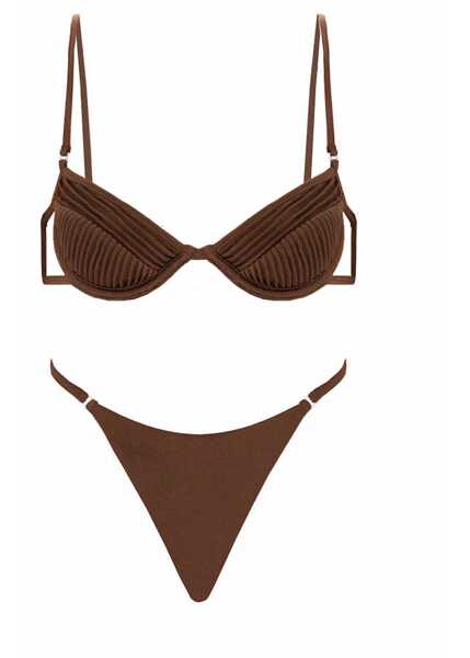 Costume de baie intregi Selia Richwood Amy Bikini Swimsuit BROWN Femei (BM 19173425) 1