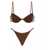 Selia Richwood "Amy" Bikini Swimsuit BROWN