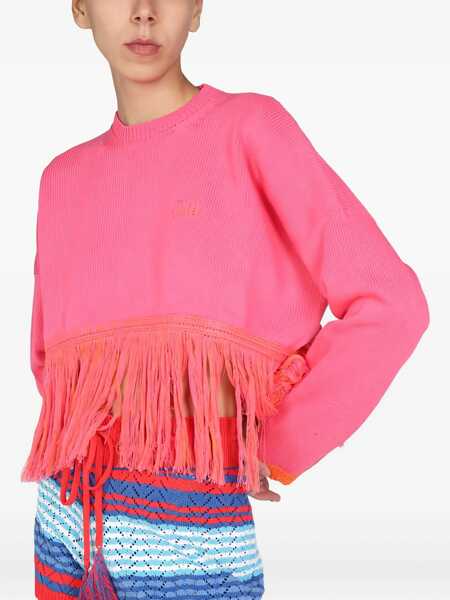 Pulovere GALLO 1927 Logo Embroidery Sweater FUCHSIA Femei (BM 19173440) 3