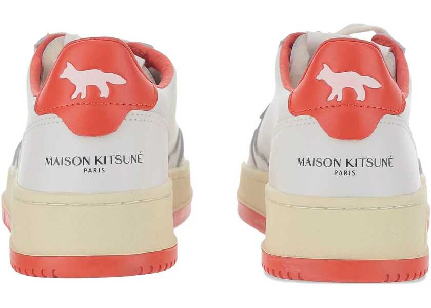 Sneakers Autry X Maison Kitsune Medalist Low Sneaker WHITE Femei (BM 19173446) 3