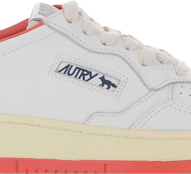 Sneakers Autry X Maison Kitsune Medalist Low Sneaker WHITE Femei (BM 19173446) 5