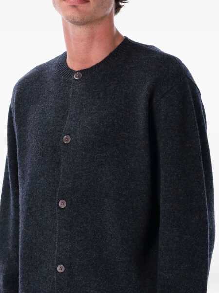 Cardigane Berner Khl Berner Khl Dark Grey Boiled Wool Cardigan Grey Barbati (BM 19174167) 3