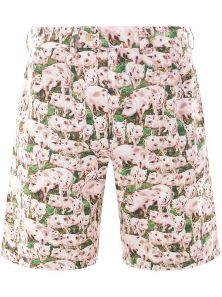 Pantaloni Bless Bless Shorts WHITEPINK Barbati (BM 19174329) 1