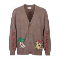 Cardigane Edmmond Studios Wool Blend V-Necked Cardigan Barbati