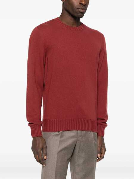 Pulovere Vengera Vengera Cashmere Crewneck Sweater RED Barbati (BM 19174581) 3