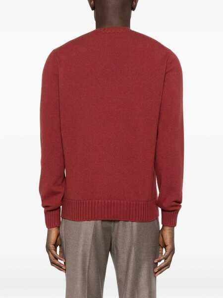 Pulovere Vengera Vengera Cashmere Crewneck Sweater RED Barbati (BM 19174581) 4