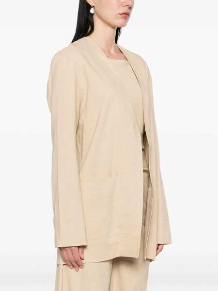Geci Cortana Cortana Mite Hemp Blend Jacket Beige Femei (BM 19174854) 3