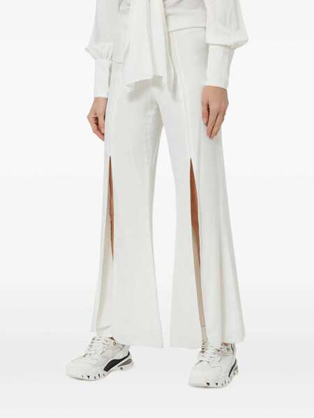 Pantaloni casual ALEXIS Alexis Sloane Pants With Slits WHITE Femei (BM 19174881) 1
