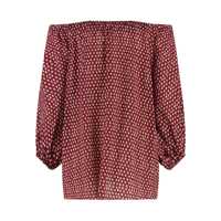 Imbracaminte Marinella Piccinno Dama - Bluze Marinella Piccinno Marinella Piccinno Silk Blouse RED Femei (BM 19175226) - B-mall.ro