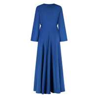 Imbracaminte Marinella Piccinno Dama - Salopete Marinella Piccinno Marinella Piccinno Long Silk Jumpsuit BLUE Femei (BM 19175229) - B-mall.ro