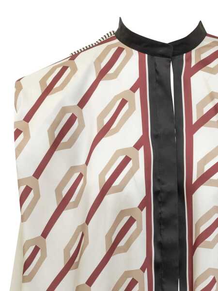 Topuri Calcaterra Calcaterra Sleeveless Top Beige Femei (BM 19175301) 4