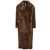 Furling By Giani Furling By Giani Long Coat BROWN