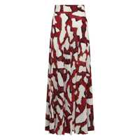 Fuste Marinella Piccinno Printed Silk Skirt Femei