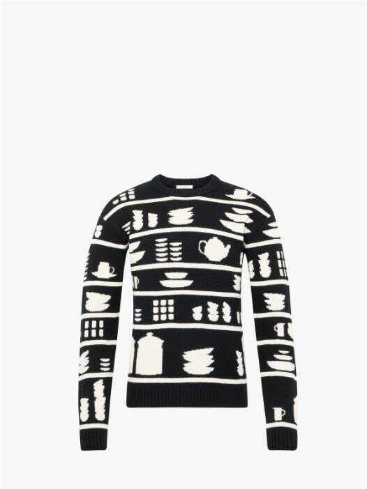 Pulovere JW Anderson JW Anderson Crockery Jacquard Jumper Multicolor Femei (BM 19177449) 1