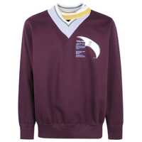 Pulovere Kolor "Cut & Sew 07" V Neck Sweater Clothing Barbati