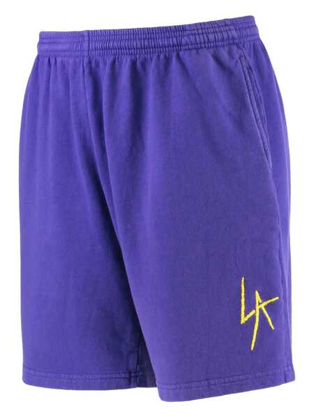 Pantaloni Local Authority Local Authority Cotton Bermuda Shorts PURPLE Barbati (BM 19178100) 2