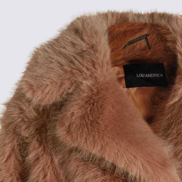 Geci Lou Andrea Lou Andrea Camel Fur Jacket BROWN Femei (BM 19178817) 3