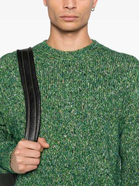 Pulovere Scaglione Scaglione Green Knit Crewneck In Wool GREEN Barbati (BM 19179522) 5
