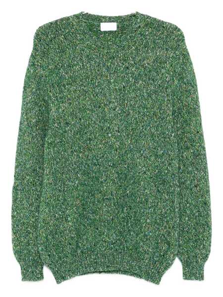 Pulovere Scaglione Scaglione Green Knit Crewneck In Wool GREEN Barbati (BM 19179522) 1