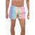 YES I AM All-Over Logo Swim Shorts Multicolor