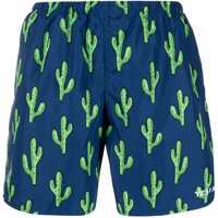 Sorturi de baie All Over Cactus Printed Swim Shorts Barbati