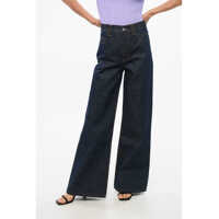 Blugi drepti Wide Leg Lili Jeans With Visible Stitching 31Cm Femei