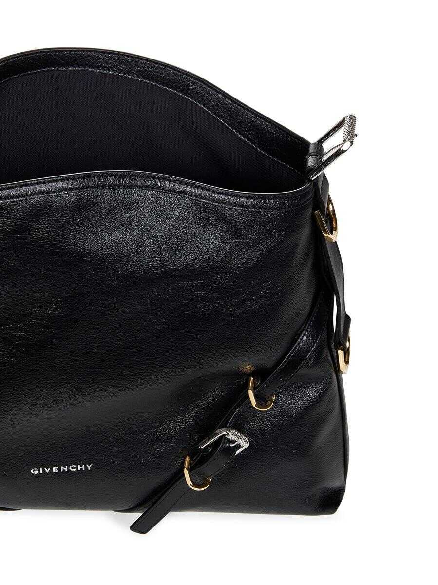 Genti de umar Givenchy Givenchy Voyou Medium Shoulder Bag Black Femei (BM 19180197) 5