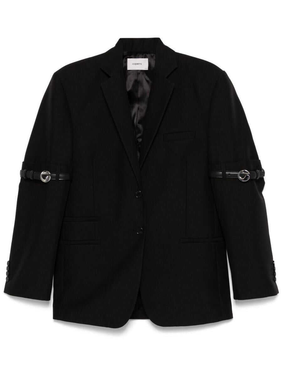 Sacouri COPERNI Coperni Logo Belted Blazer Black Femei (BM 19180326) 1