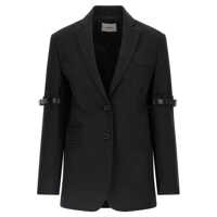 Sacouri Coperni 'Logo Belted' Blazer Femei