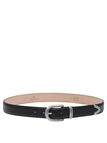 Curele Adriano Meneghetti Sun leather belt Black Femei (BM 19180764) 1
