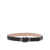 Adriano Meneghetti "Sun" leather belt Brown