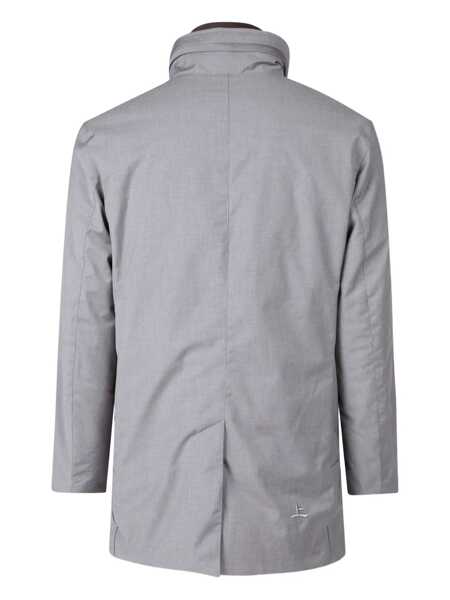 Paltoane Onthebund ONTHEBUND JACKET COTECHWO GREY Grey Barbati (BM 19180782) 2