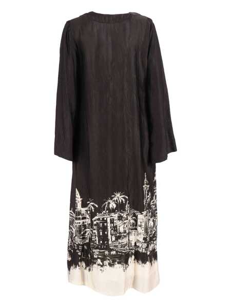 Rochii Shirt A Porter Portofino V-neck dress Black   Femei (BM 19180881) 2