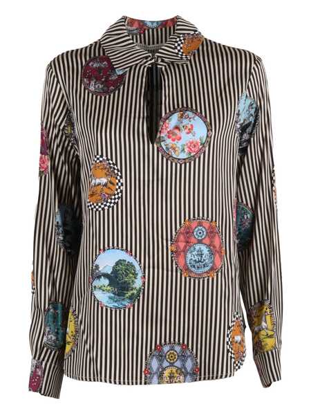 Tricouri Polo Shirt A Porter Printed POLO SHIRT Multicolor Femei (BM 19180947) 1