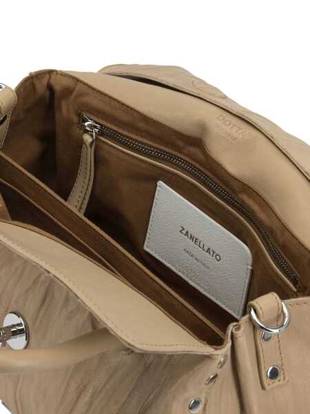 Genti de mana Zanellato Dotta Pleated Hand Bag Beige Femei (BM 19181319) 5