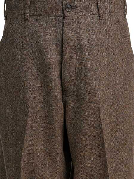 Pantaloni casual Maison Margiela Wool pants Brown Barbati (BM 19181358) 3