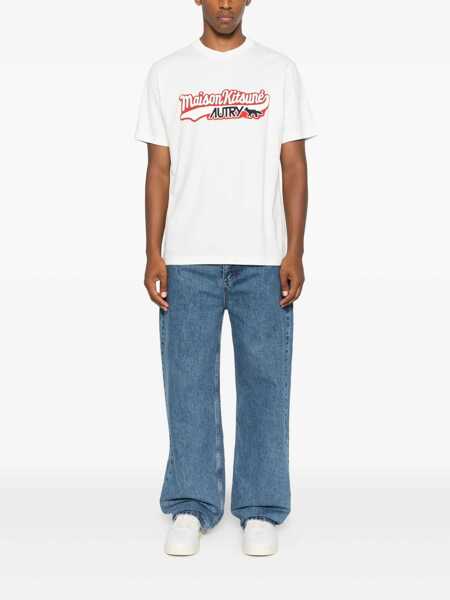 Tricouri AUTRY AUTRY X MAISON KITSUNE T-SHIRT TSPXMK2W WHITE White Barbati (BM 19181400) 2
