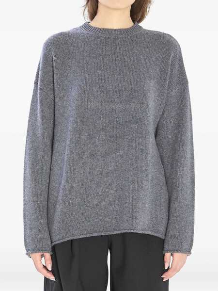 Pulovere Lisa Yang Kristy Crew-Neck Sweater GREY Femei (BM 19188938) 1