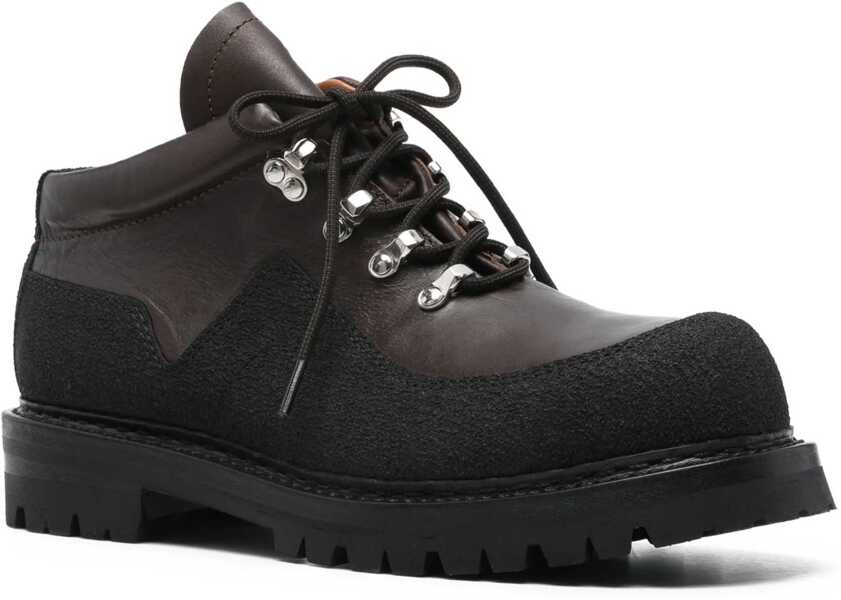 Ghete OUR LEGACY Leather Quest Shoe BROWN Barbati (BM 19189010) 2