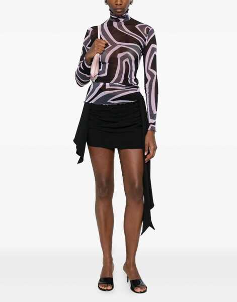 Bluze PUCCI Labyrinth Print Top MULTICOLOUR Femei (BM 19189019) 2