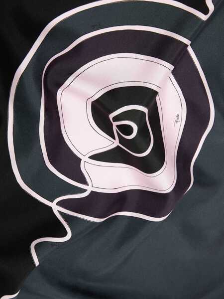 Esarfe PUCCI Astro Print Triangle Scarf BLACK Femei (BM 19189025) 3