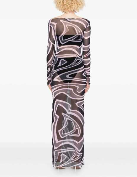 Rochii casual PUCCI Labyrinth Print Dress MULTICOLOUR Femei (BM 19189079) 4