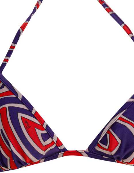 Sutiene PUCCI Maze Print Triangle Bikini Top MULTICOLOUR Femei (BM 19189091) 3