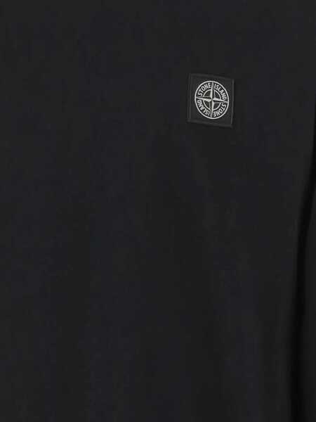 Tricouri Stone Island T-Shirt With Logo BLACK Baieti (BM 19189127) 3