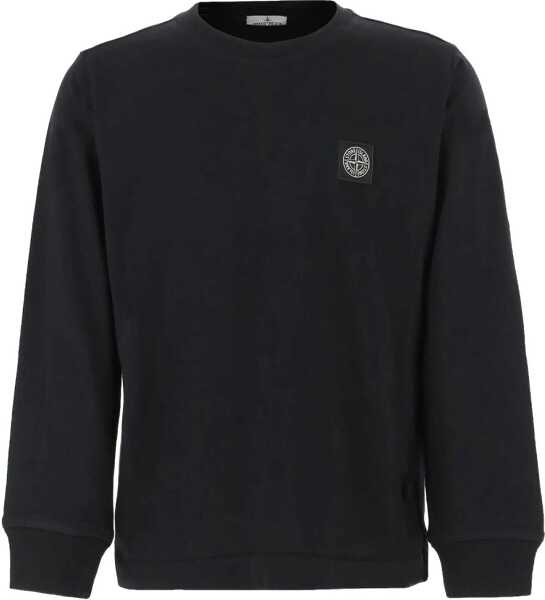 Tricouri Stone Island T-Shirt With Logo BLACK Baieti (BM 19189127) 1