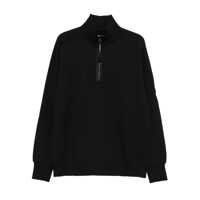 Tricouri Polo C.P. Company Sweatshirts Polo Collar In Diagonal Raised Fleece Clothing Barbati