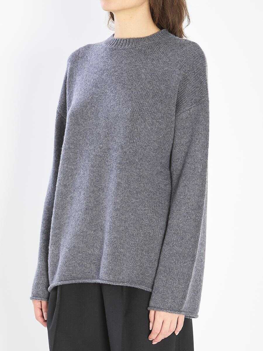Pulovere Lisa Yang Kristy Crew-Neck Sweater GREY Femei (BM 19190073) 2