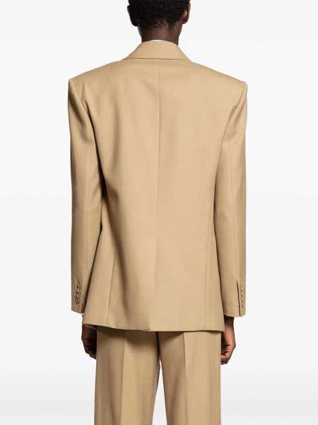 Sacouri Saint Laurent Saint Laurent Blazers Beige Barbati (BM 19191963) 4